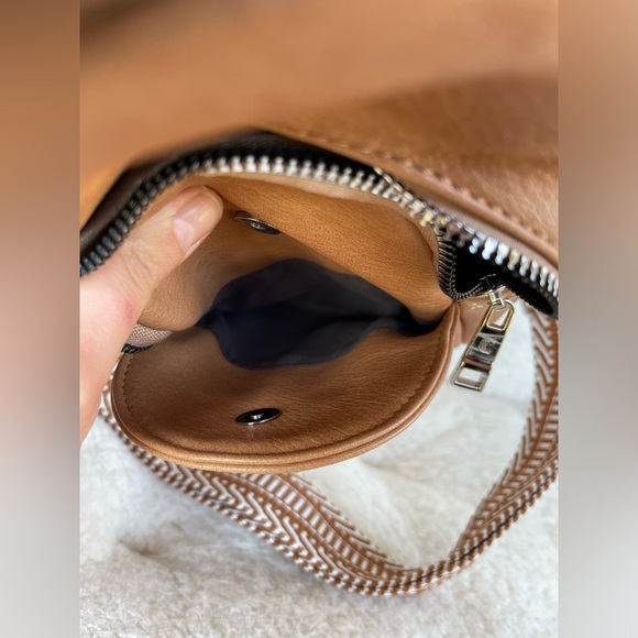 CLUCI Faux Leather Small Sling Bag Fashion Waist Packs with Guitar Strap Women’s - Picture 13 of 14